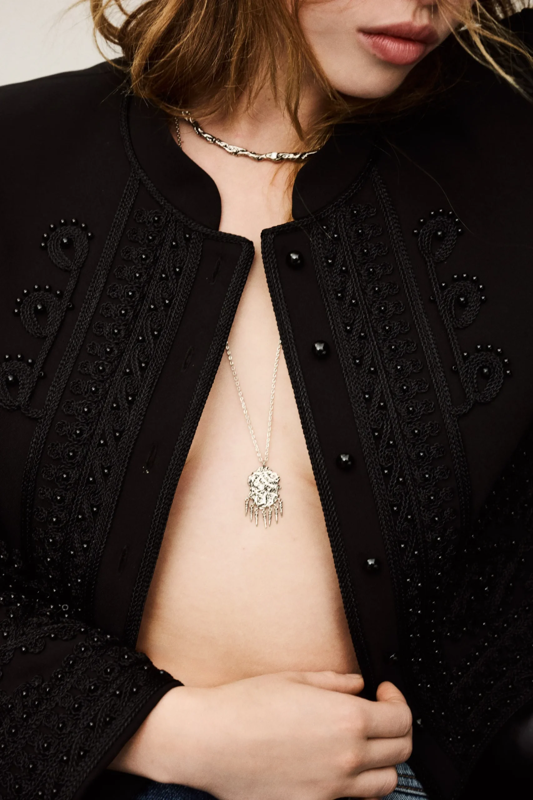 ANOUCHKA collar con colgante de circonita