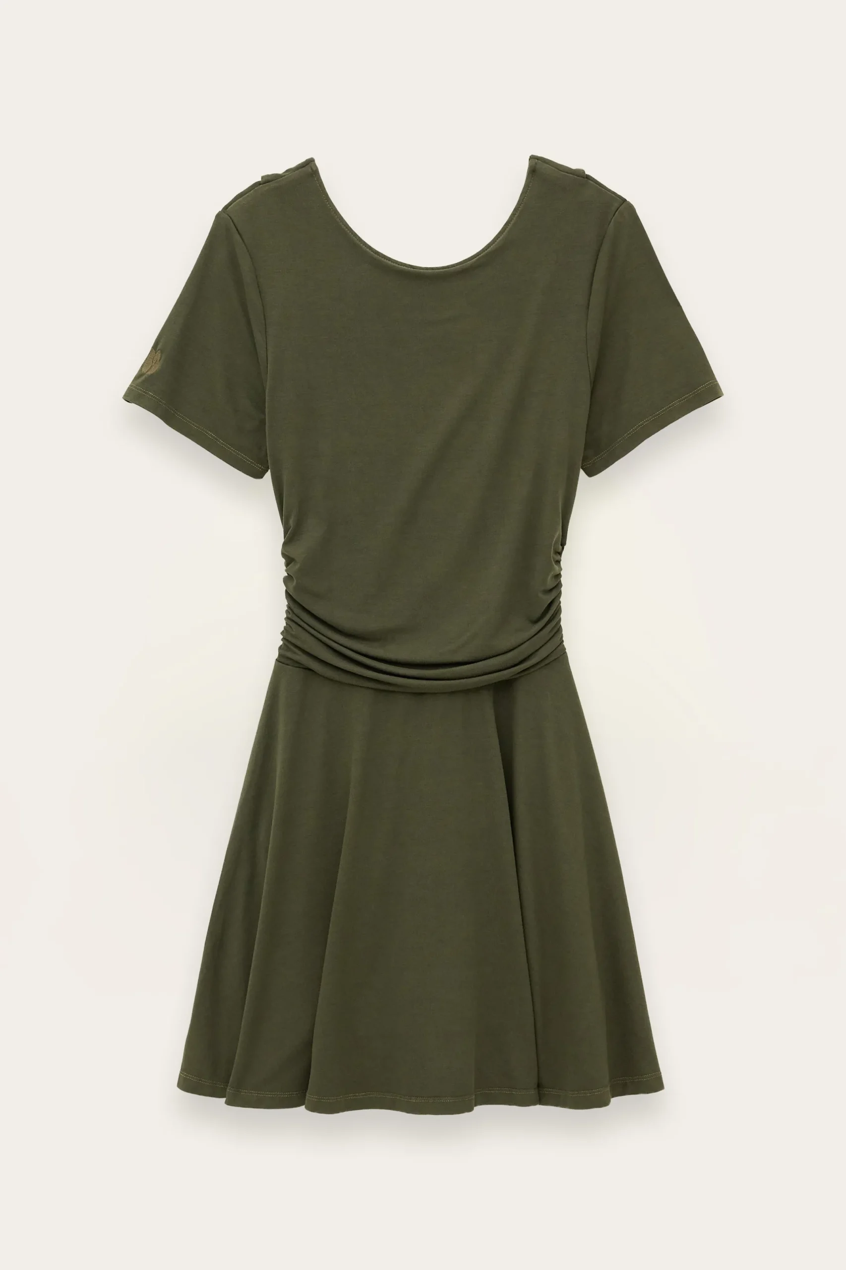 AURA vestido corto estampado