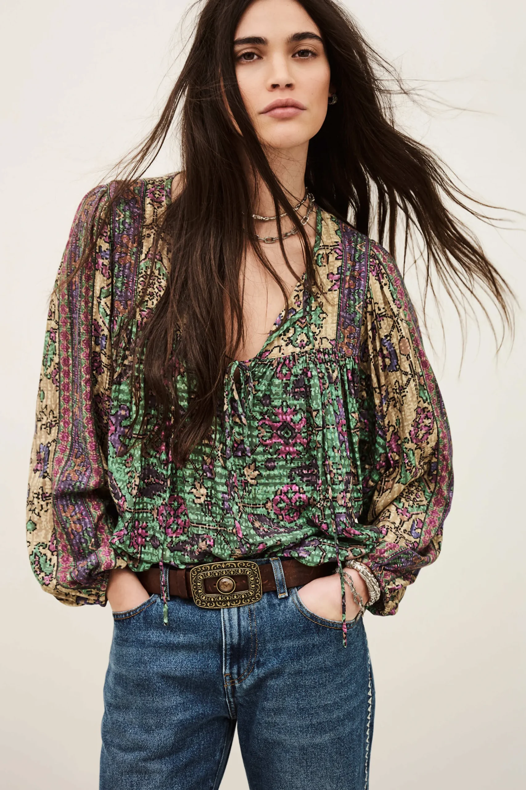 PAMILA blusa ancha