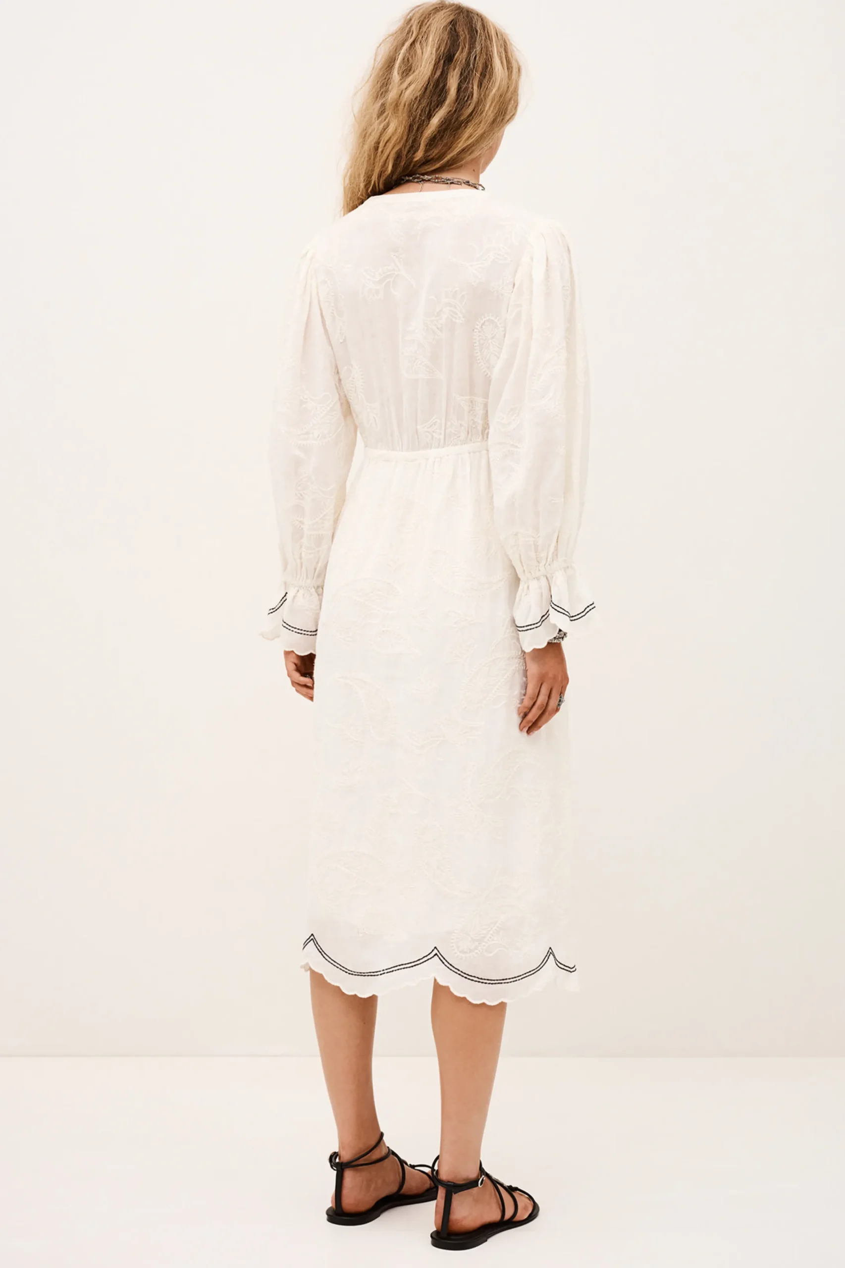 PRISCO vestido midi de jacquard