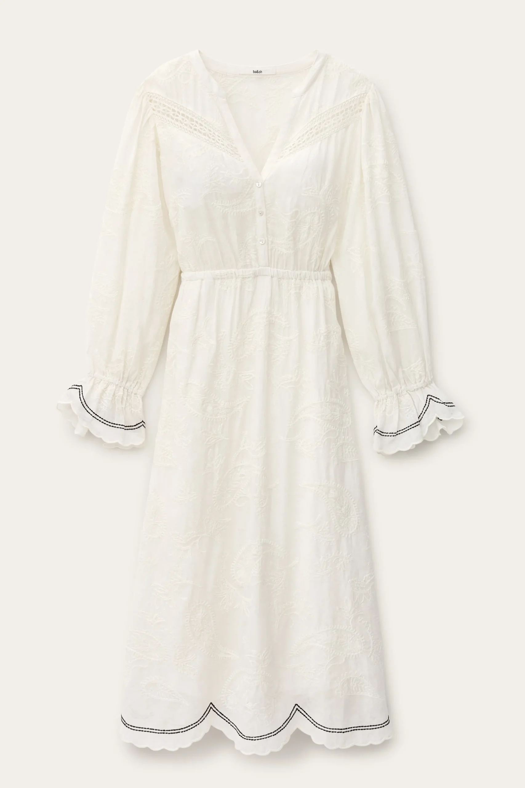 PRISCO vestido midi de jacquard