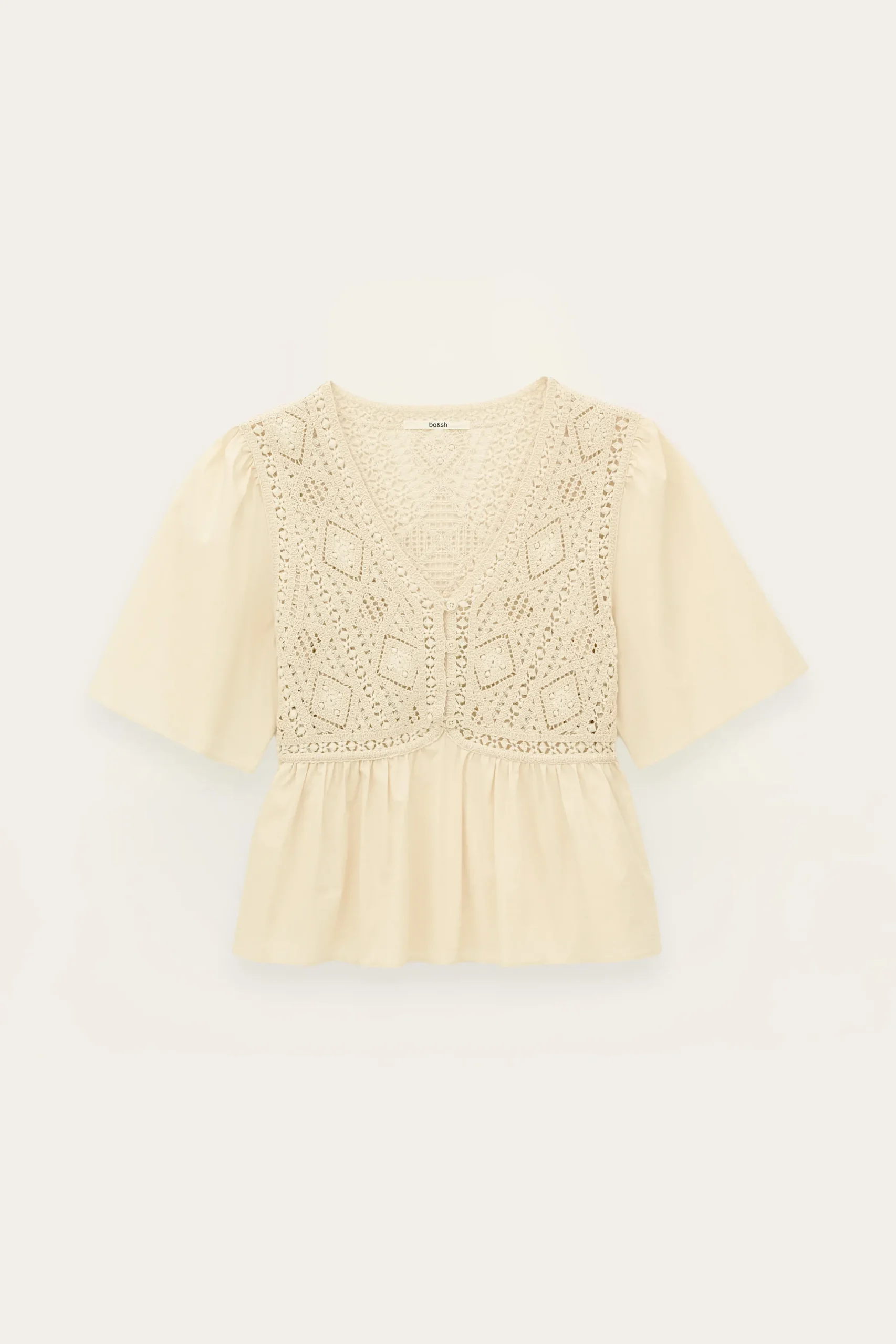 SALVI blusa de manga corta