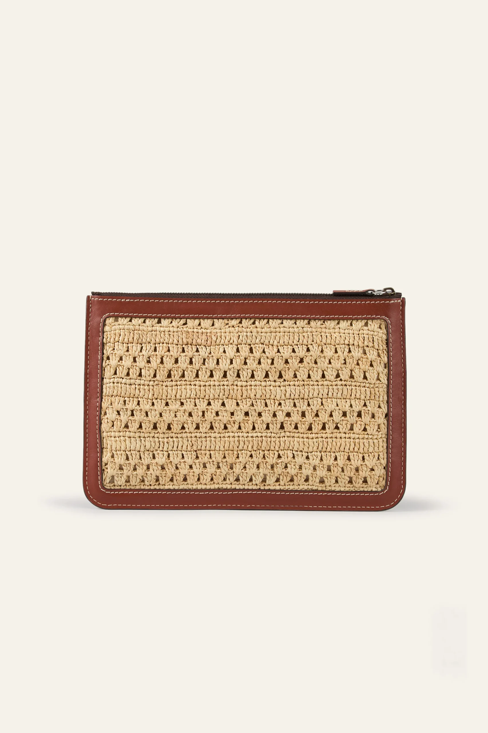 YOUYOU bolso de mano de rafia trenzada