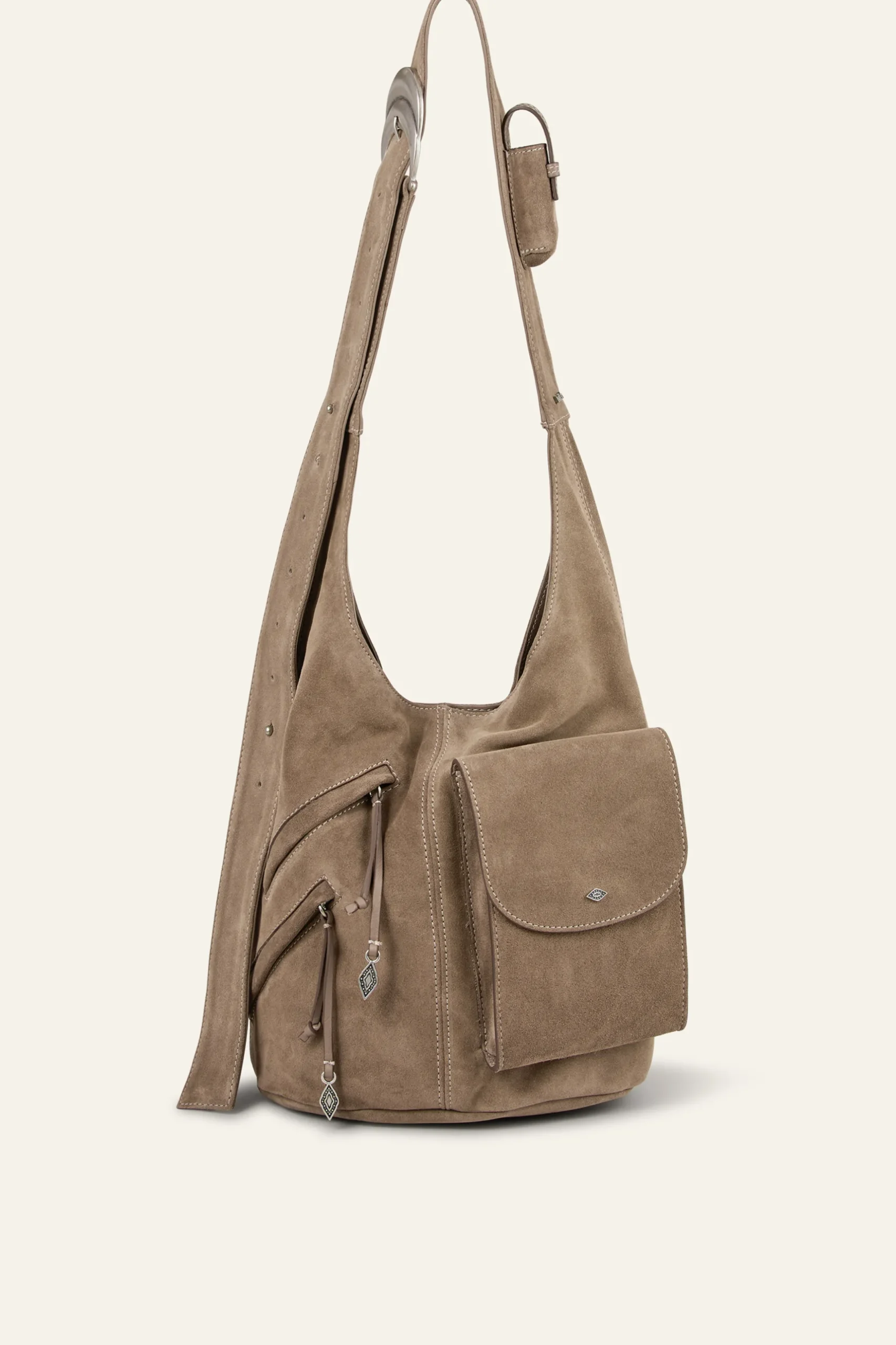 YOUYOU bolso tipo saco de ante